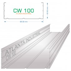 CW100 Walling Drywall Profil 0.5 – 3 meter – C-Stud